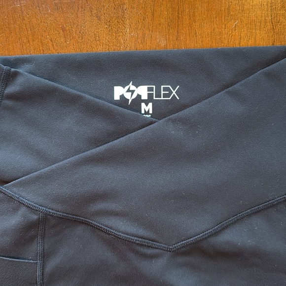 PopFlex Crisscross Hourglass Bell Bottom with Pockets - Picture 5 of 7
